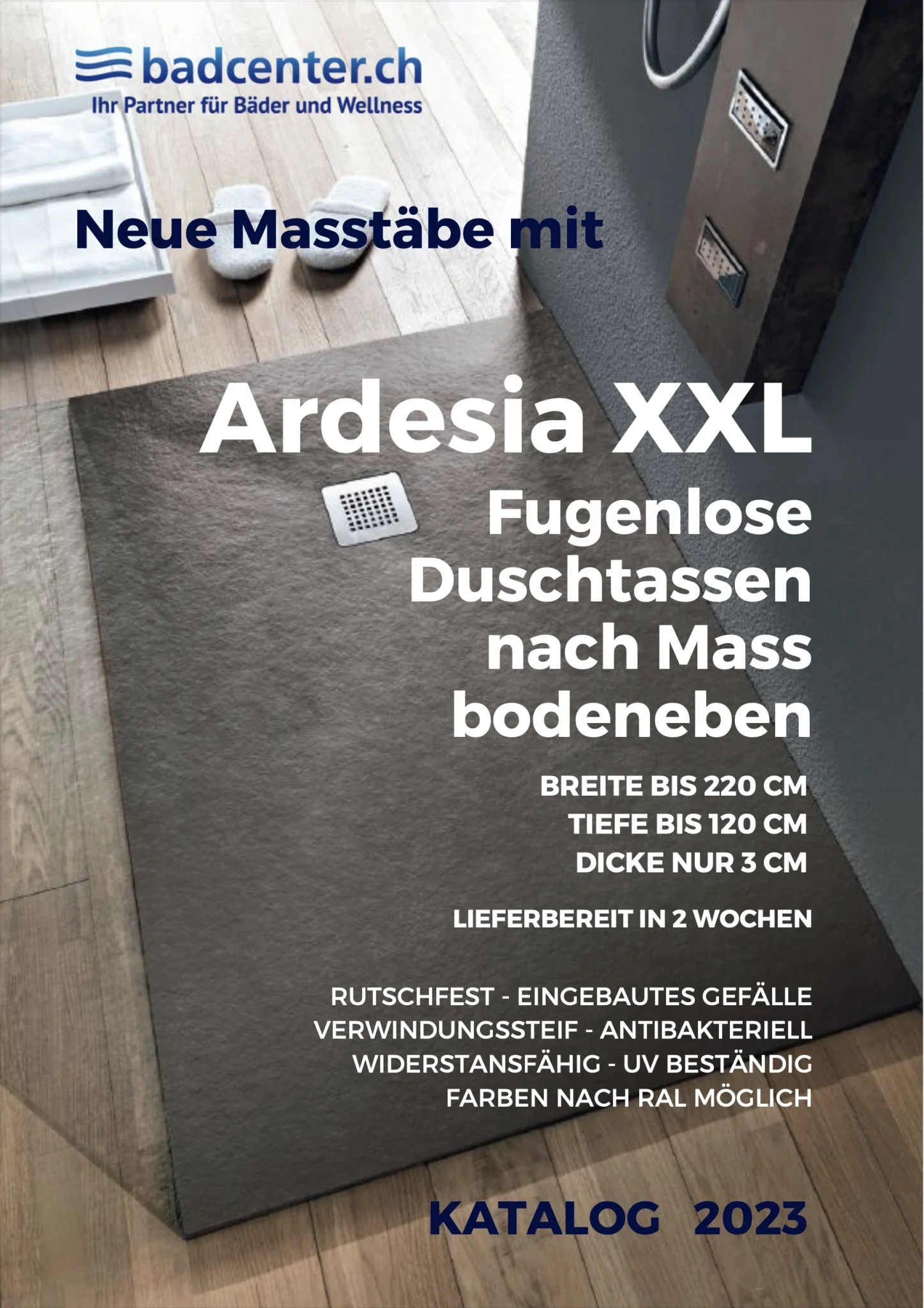 Badcenter Ardesia Duschtassen 2023